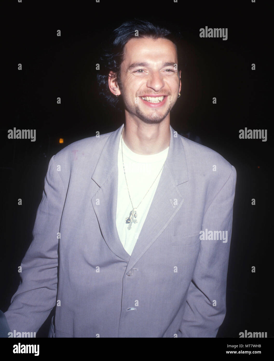 HOLLYWOOD, CA - 6 mai : Singer/musicine Dave Gahan de Depeche Mode assiste à la 'Madonna : Action ou Vérité' Hollywood Première le 6 mai 1991 à Pacific's Dome Cinerama à Hollywood, Californie. Photo de Barry King/Alamy Stock Photo Banque D'Images