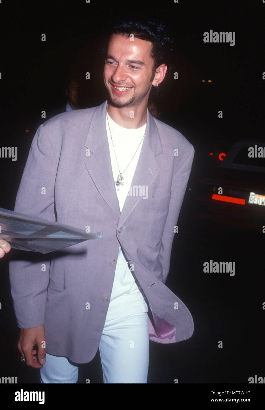 HOLLYWOOD, CA - 6 mai : Singer/musicine Dave Gahan de Depeche Mode assiste à la 'Madonna : Action ou Vérité' Hollywood Première le 6 mai 1991 à Pacific's Dome Cinerama à Hollywood, Californie. Photo de Barry King/Alamy Stock Photo Banque D'Images