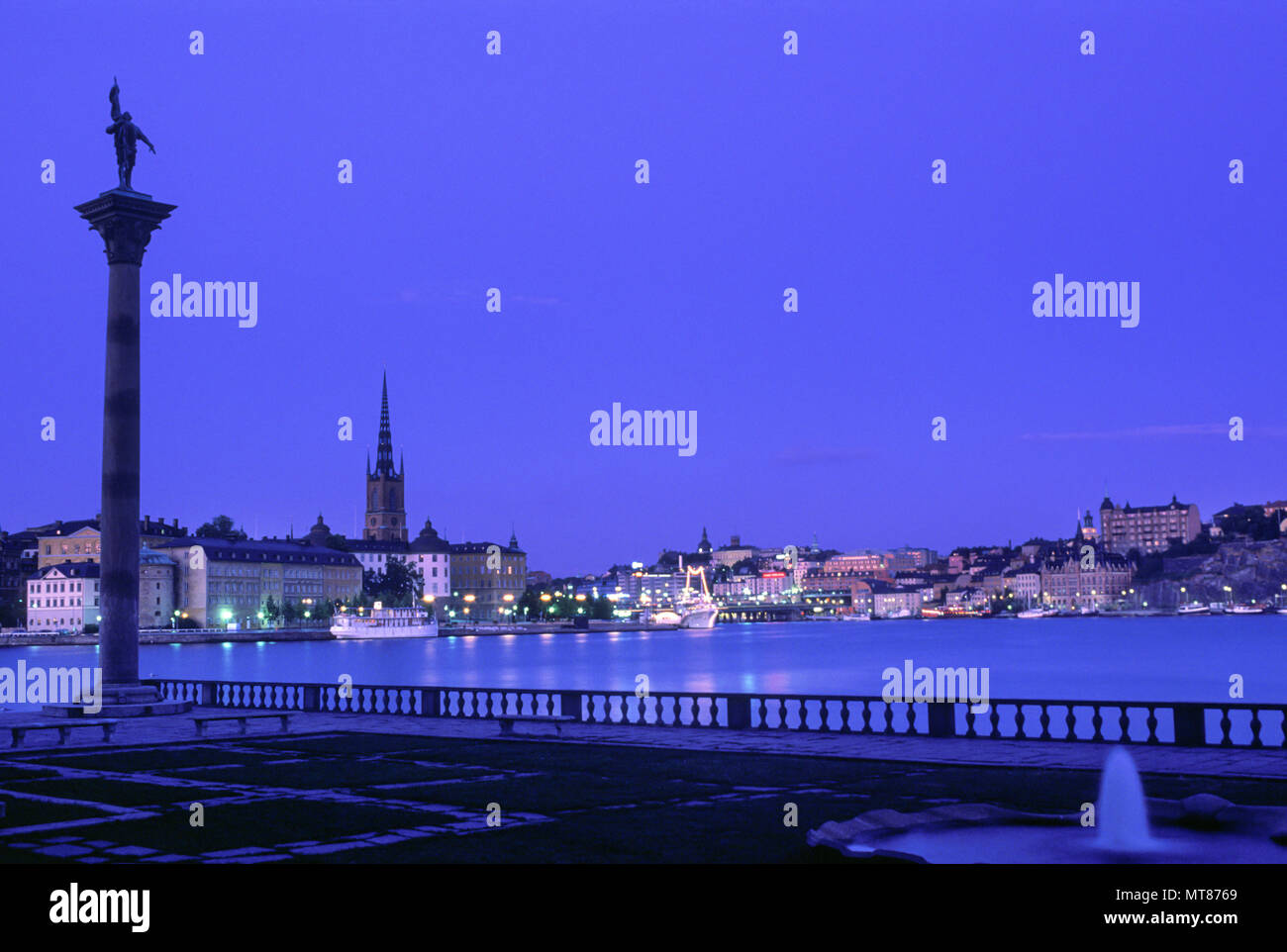 1988 VIEILLE VILLE DE L'HÔTEL DE VILLE STOCKHOLM SUÈDE Banque D'Images