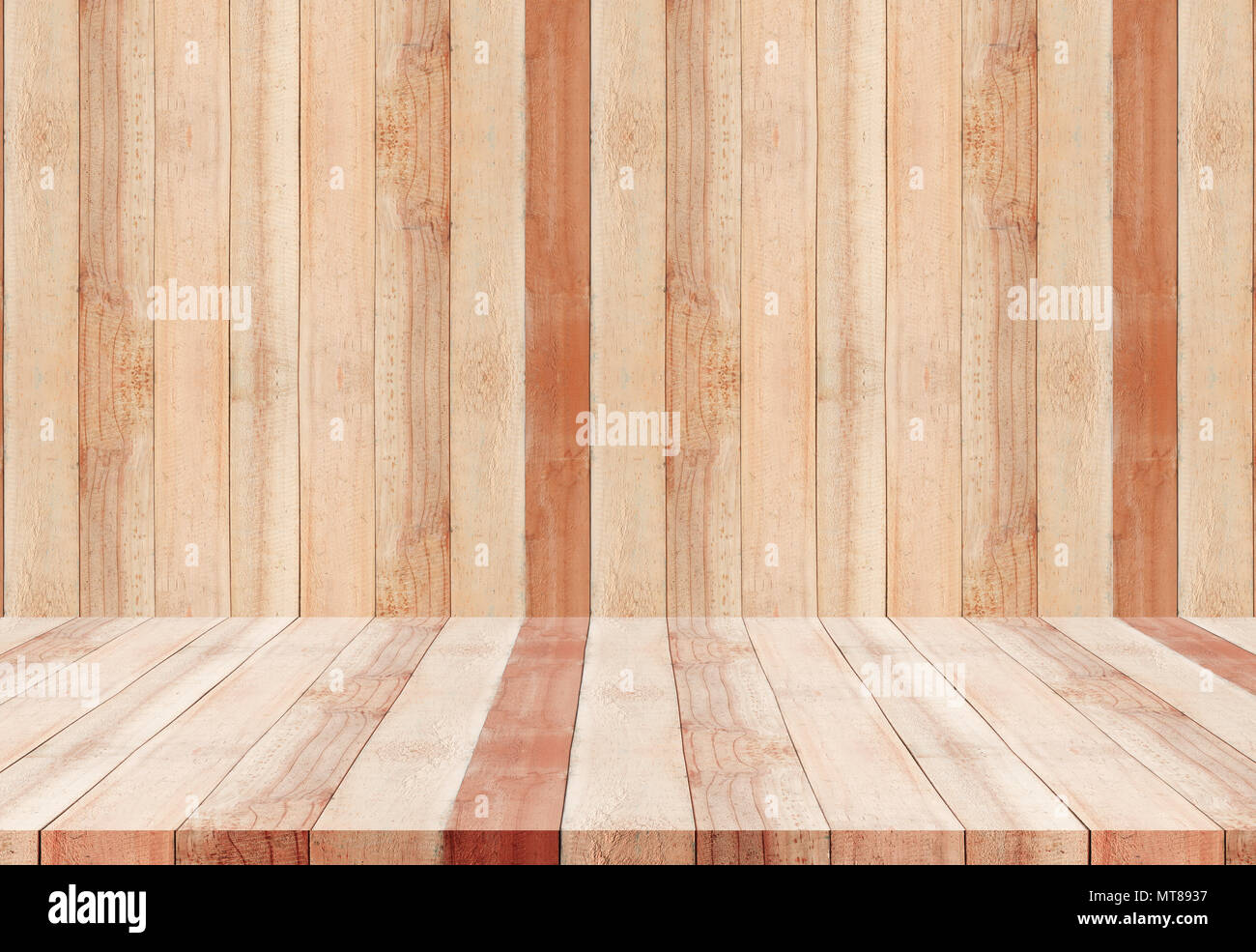 Close up de table en bois brun texture background Banque D'Images