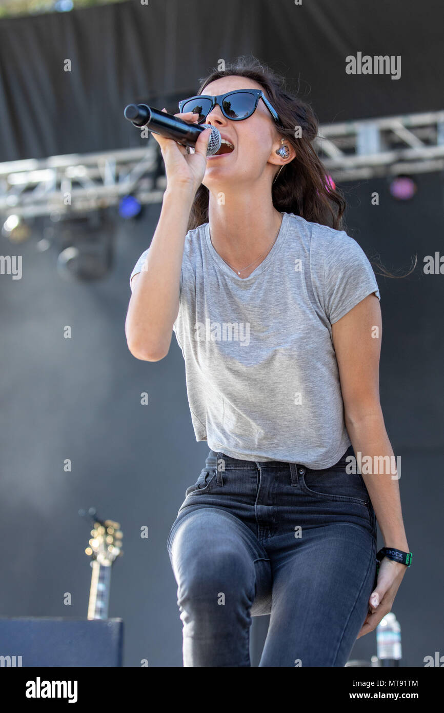 Napa, Californie, USA. 27 mai, 2018. AMY SHARK lors de BottleRock Music Festival à Napa Valley Expo à Napa, Californie Crédit : Daniel DeSlover/ZUMA/Alamy Fil Live News Banque D'Images