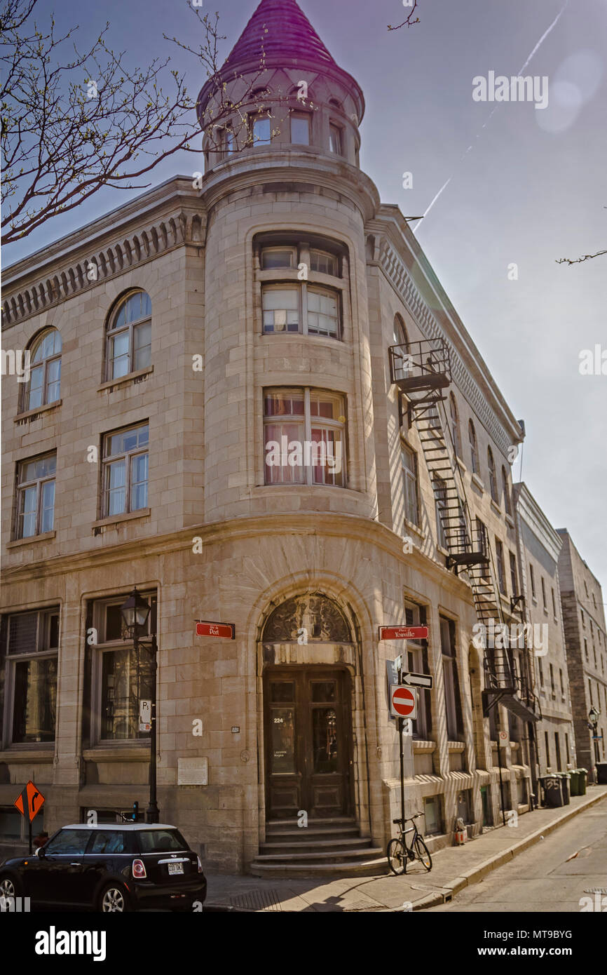Près de vieux Port de Montréal Banque D'Images