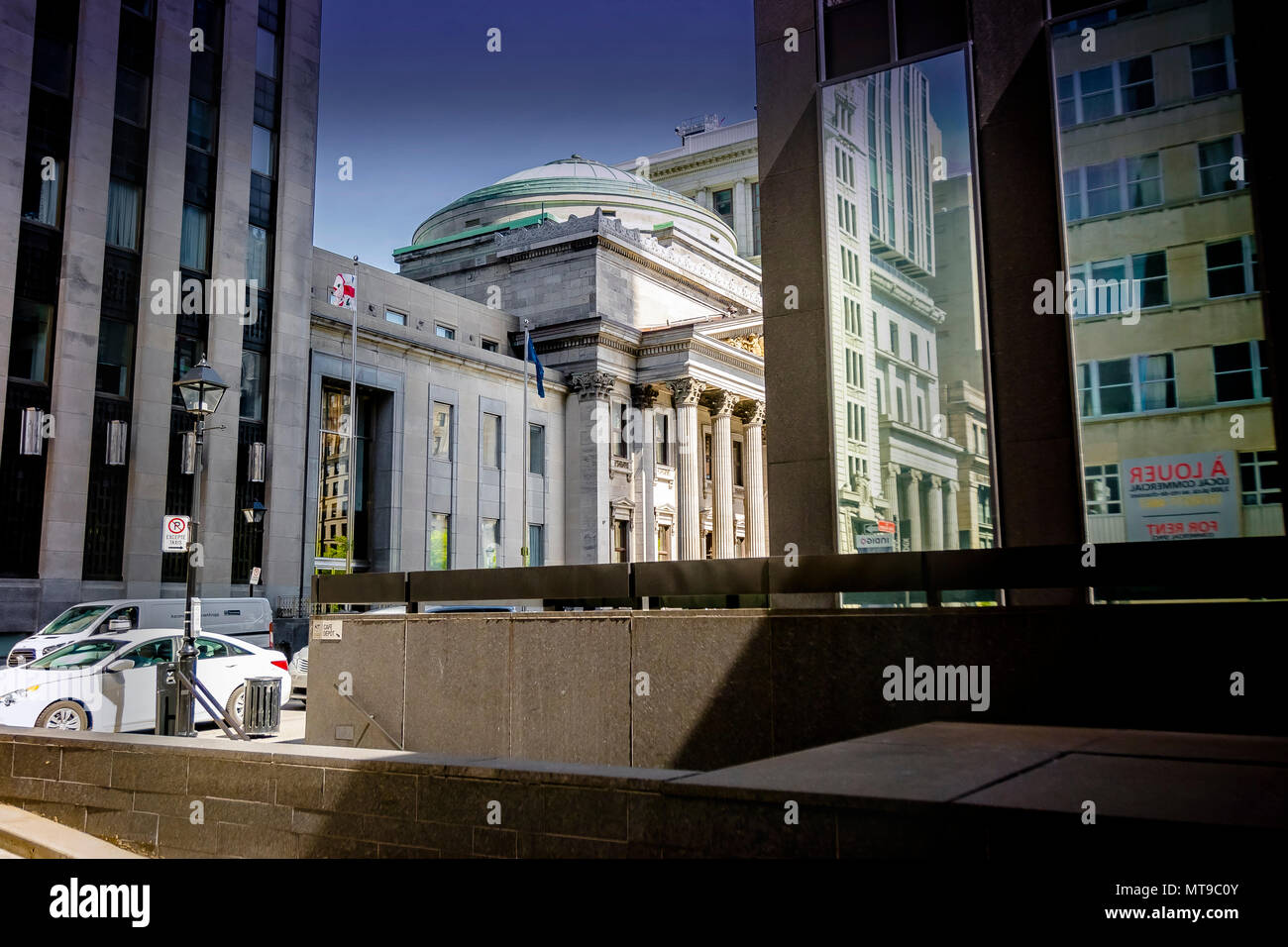BMO Banque de Montréal Vieux Montréal Banque D'Images