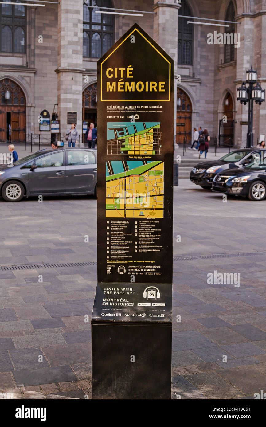 Basilique Notre-Dame, Montréal Banque D'Images
