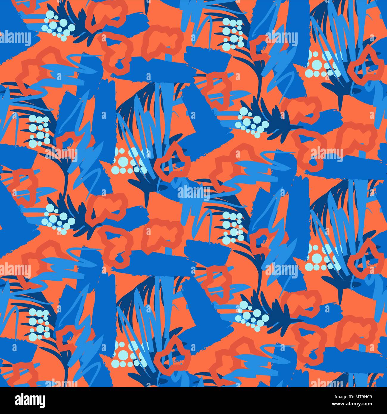 Abstract textured background vector rouge et bleu. Illustration de Vecteur