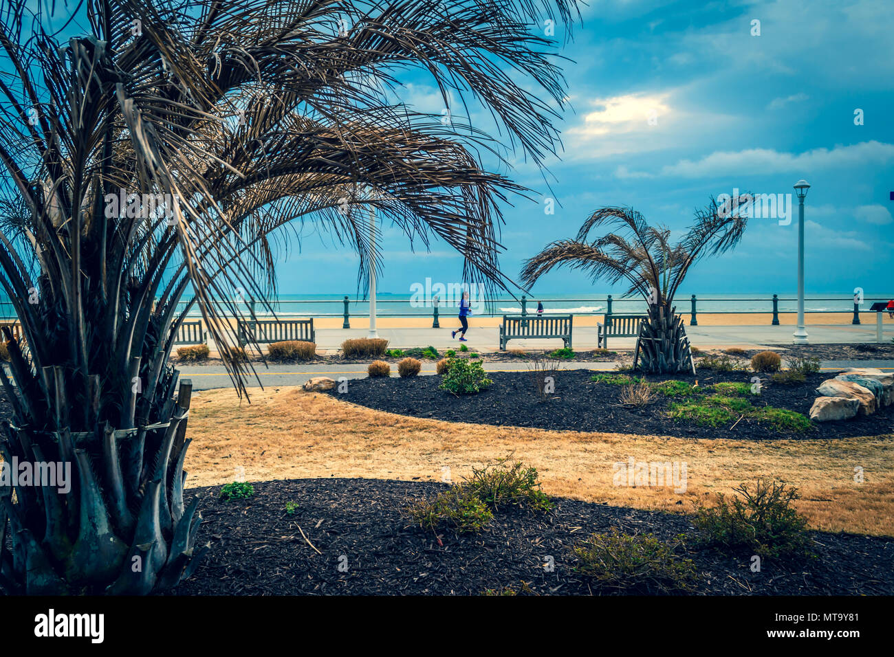 Vacances à Virginia Beach Banque D'Images