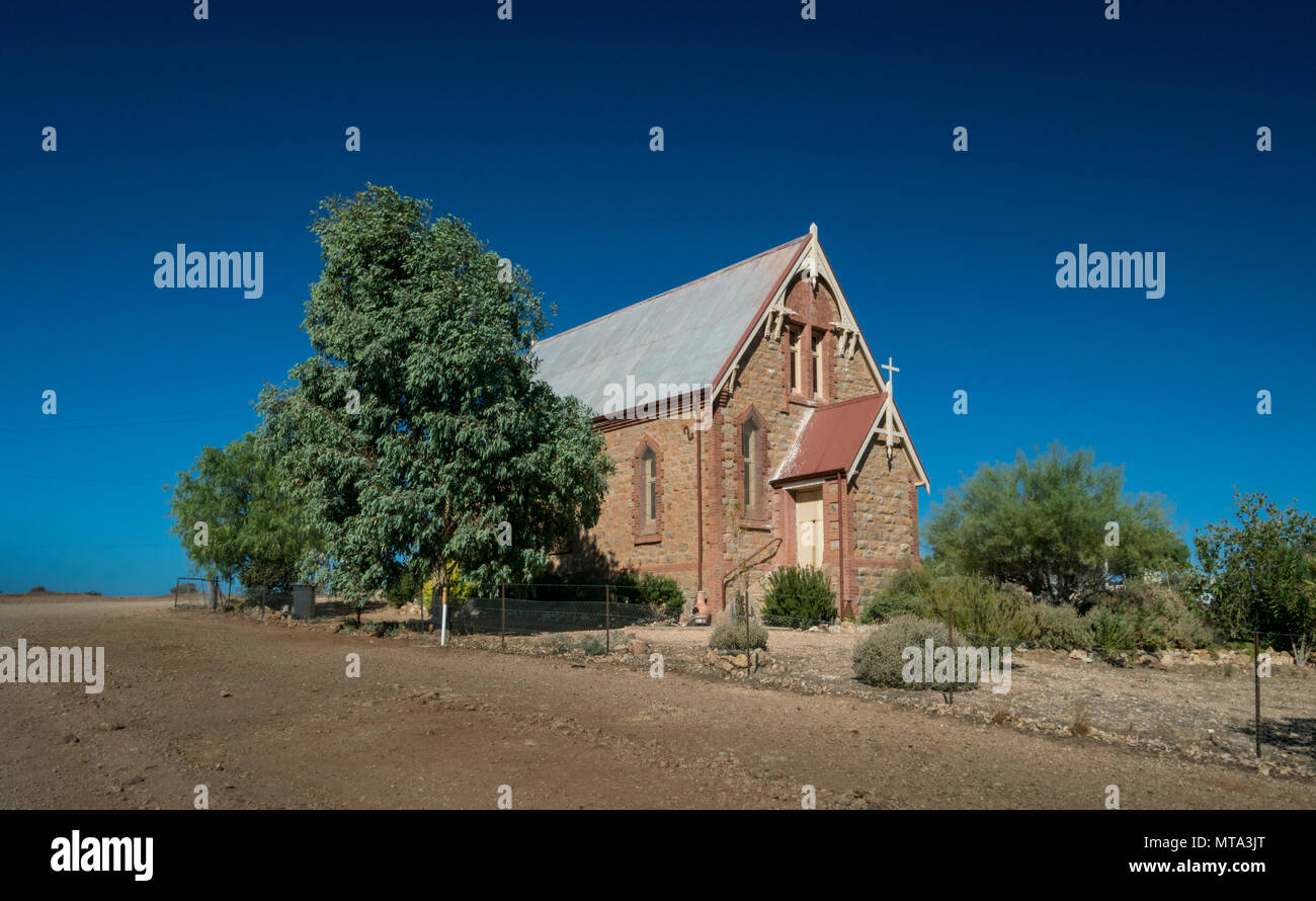 Dans l'église catholique St Carthage Silverton historique, New South Wales, Australie Banque D'Images