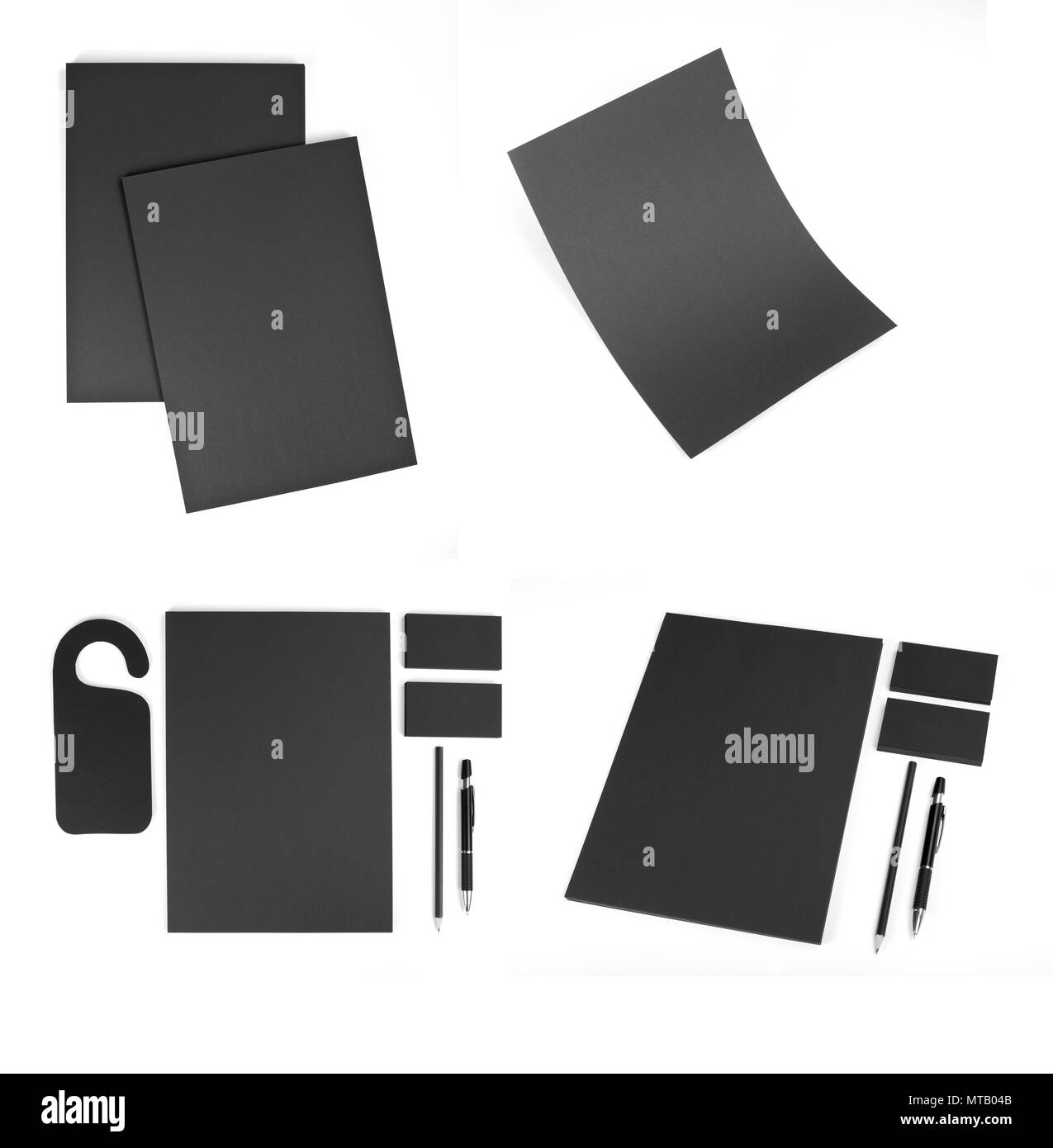 Ensemble papeterie design. Modèle de papeterie. L'identité de l'entreprise Banque D'Images