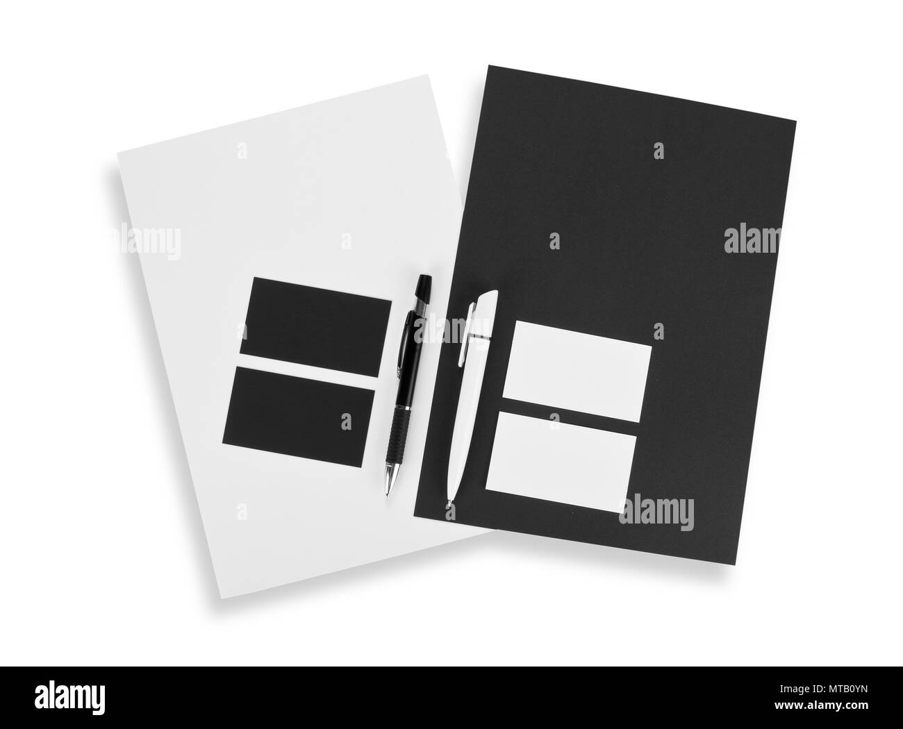 Business modèle pour la marque. L'identité de l'entreprise modèle de conception. Papeterie Commerciale Banque D'Images