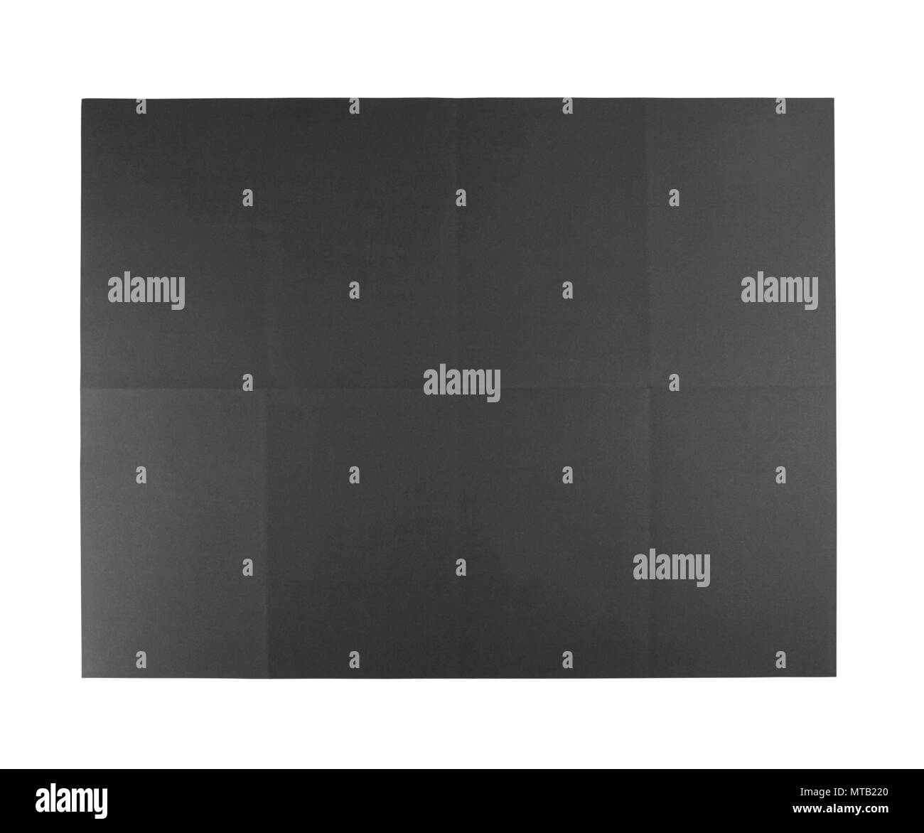 Affiche noir sur fond blanc Banque D'Images