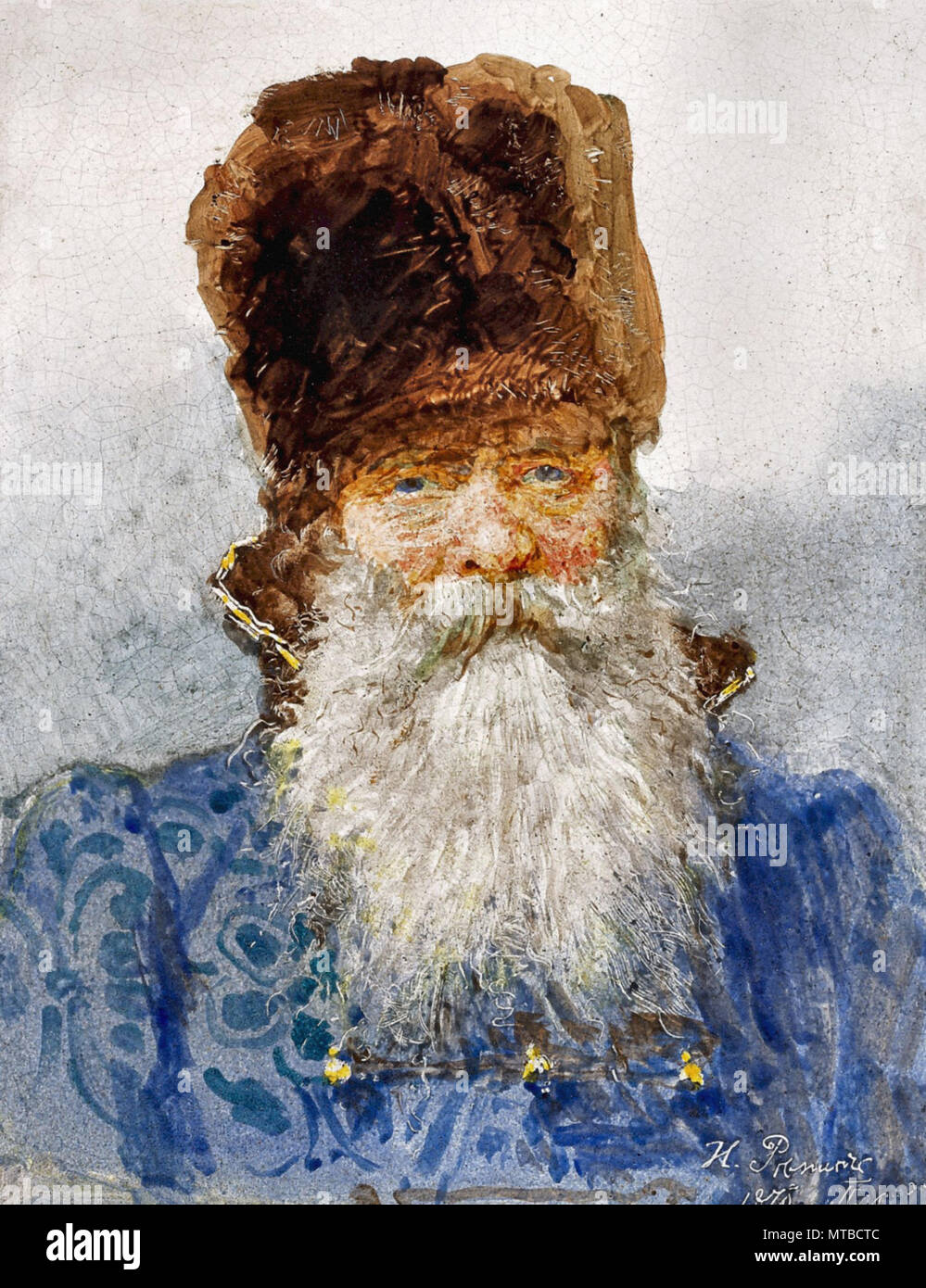 Repin Ilja - Portrait d'un Boyard dans un costume du 17ème siècle Banque D'Images