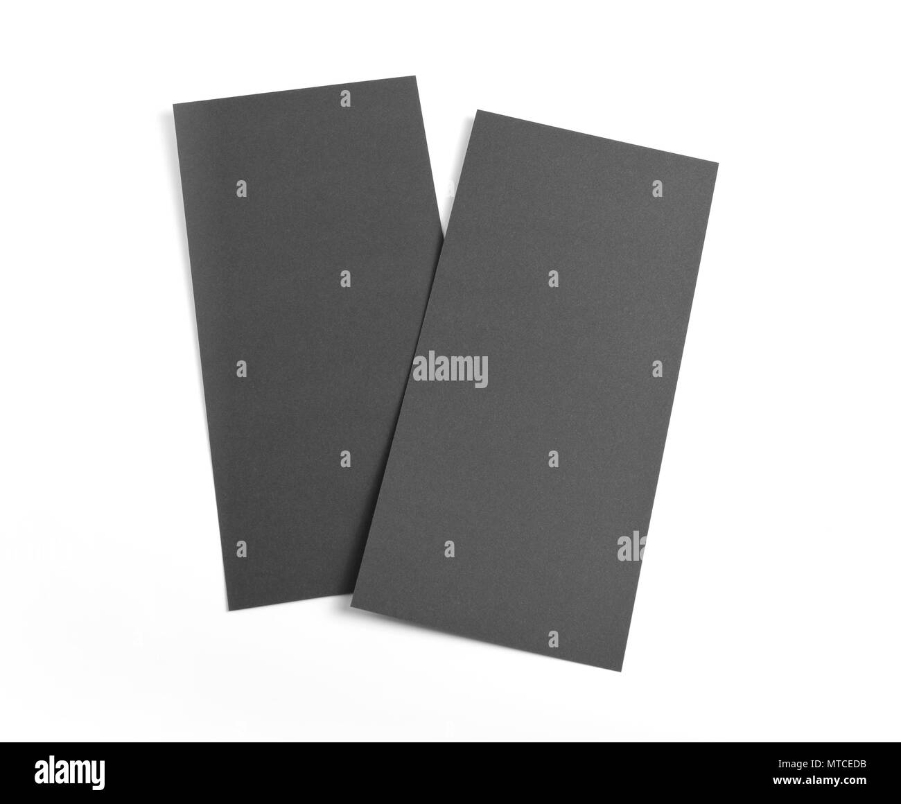 Flyer en blanc sur fond blanc pour remplacer votre conception Banque D'Images