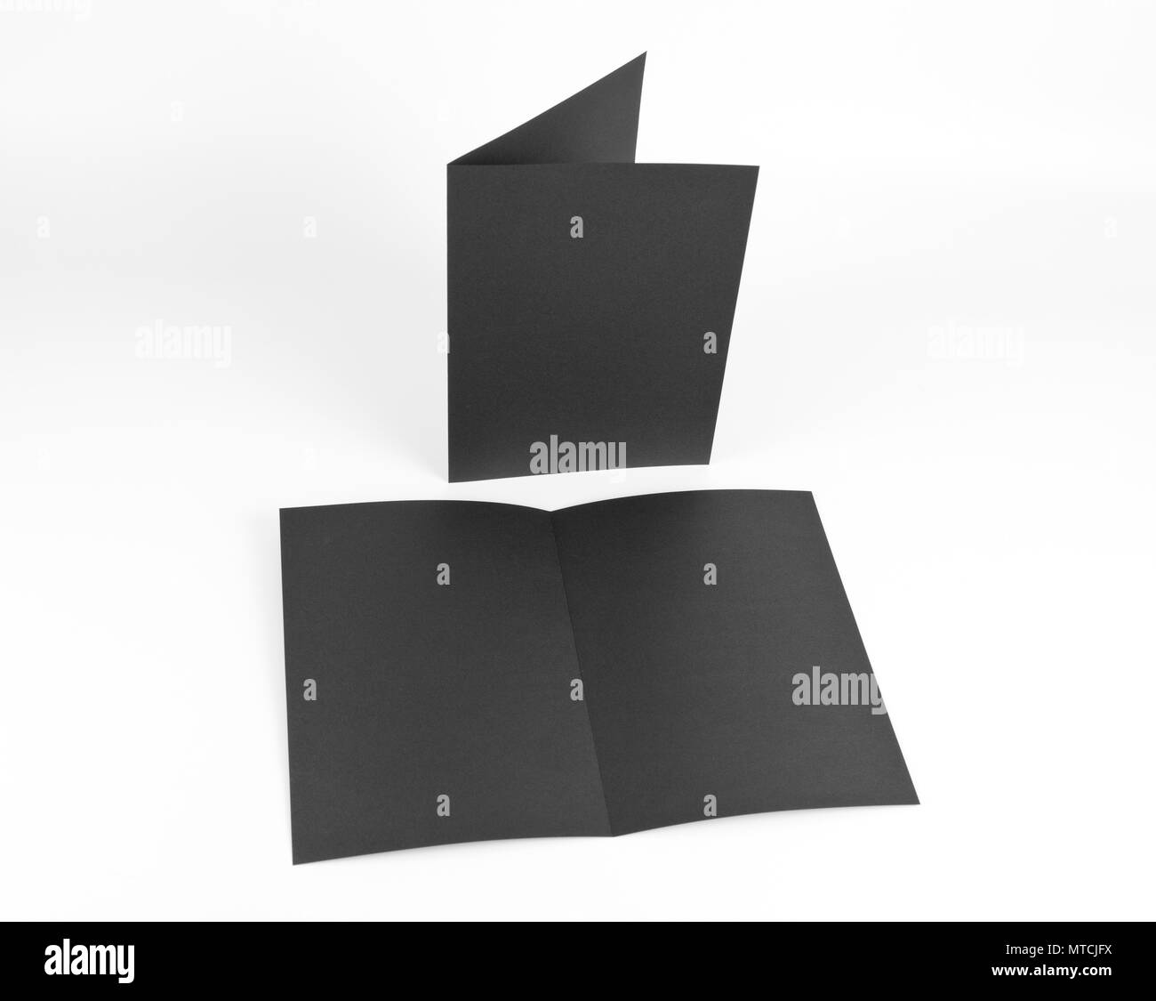 Magazine, brochure, carte postale, carte de visite ou une brochure modèle maquette Banque D'Images