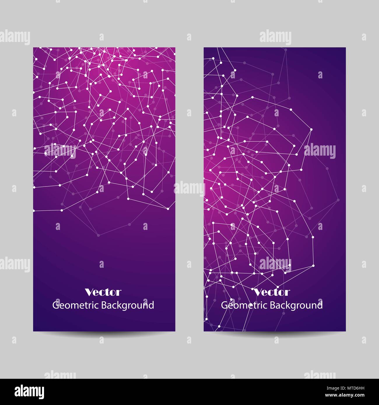 Ensemble de Bannières verticales Illustration de Vecteur