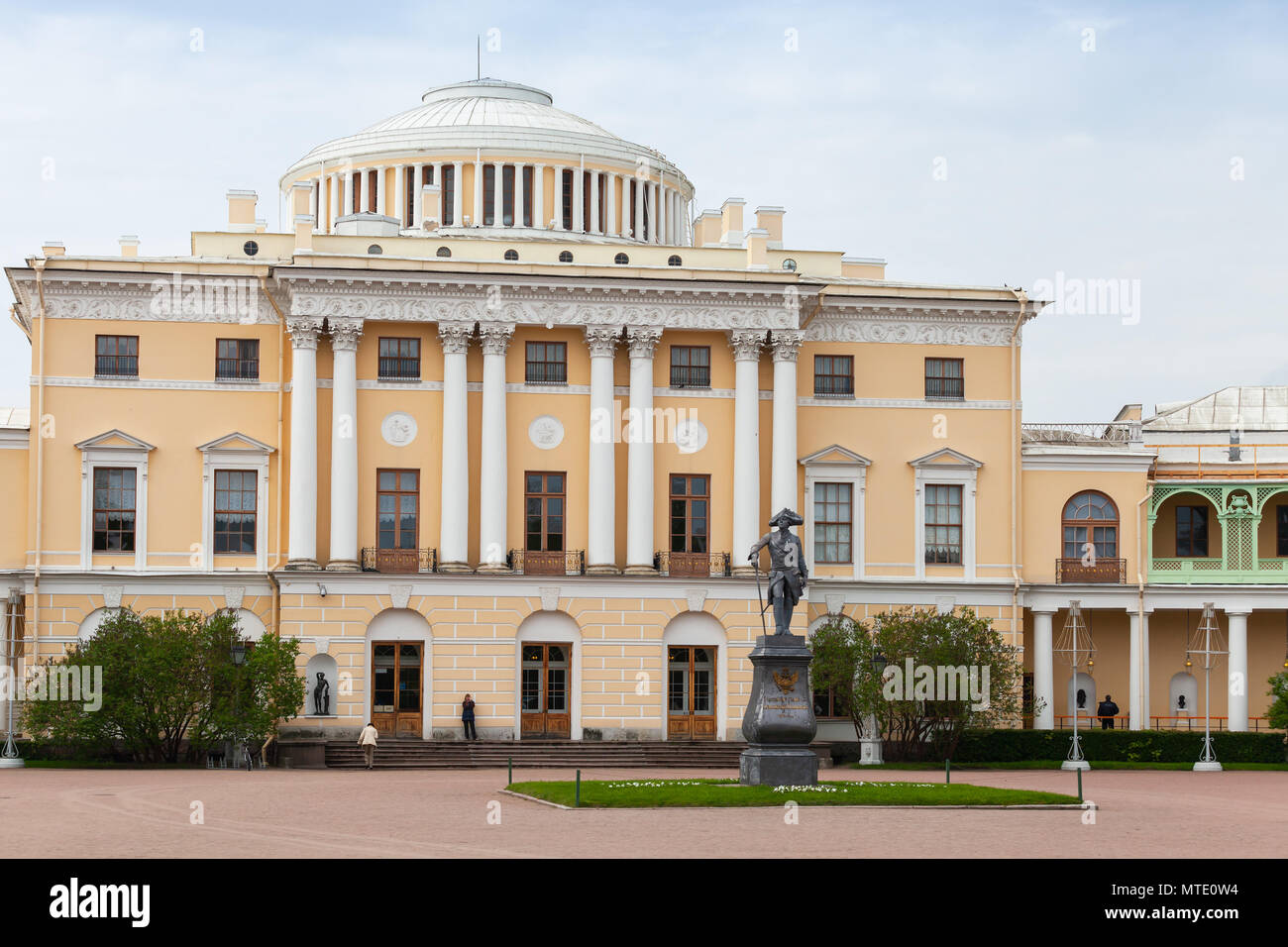 Pavlovsk, Russie - 21 mai 2015 : le Palais de Pavlovsk est un 18e siècle résidence impériale construite par l'ordre de Catherine la Grande pour son fils, Banque D'Images