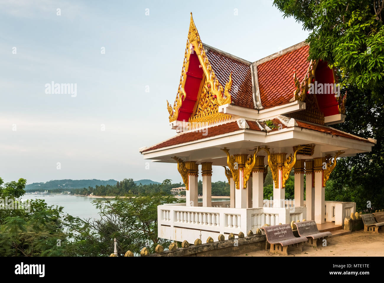 Temple Wat Sila Ngu, Koh Samui, Thaïlande Banque D'Images