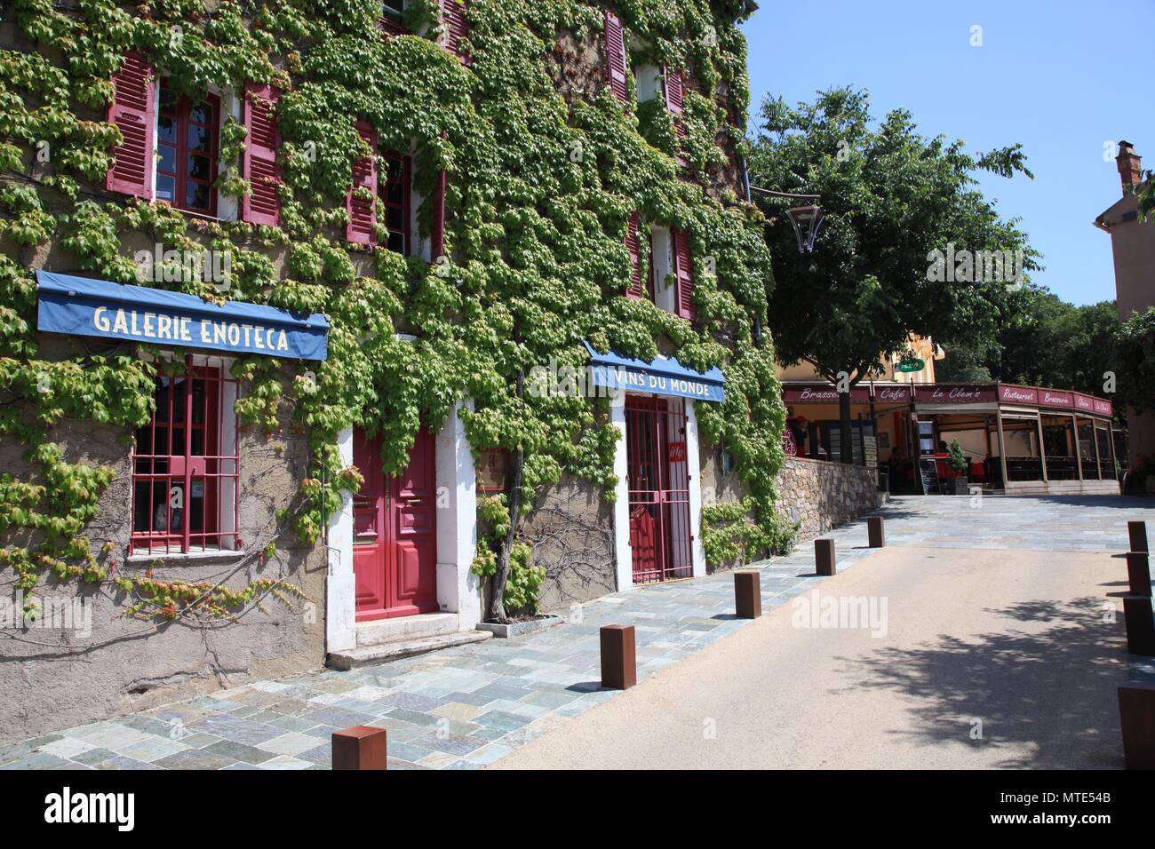 Village de Grimaud, Var, France Banque D'Images