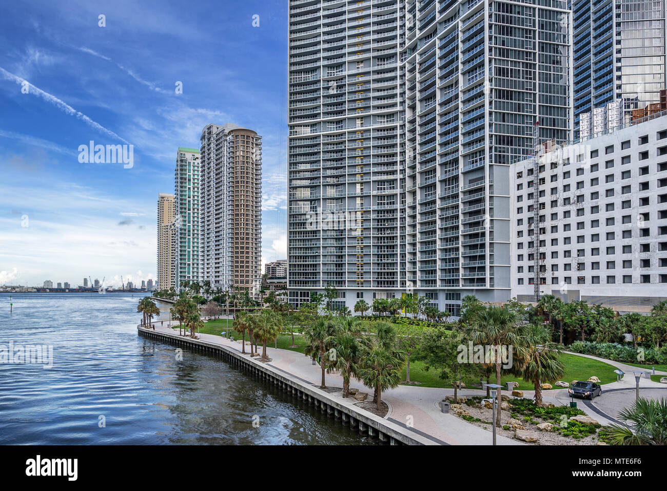 Cercle de Miami à Miami en Floride Banque D'Images