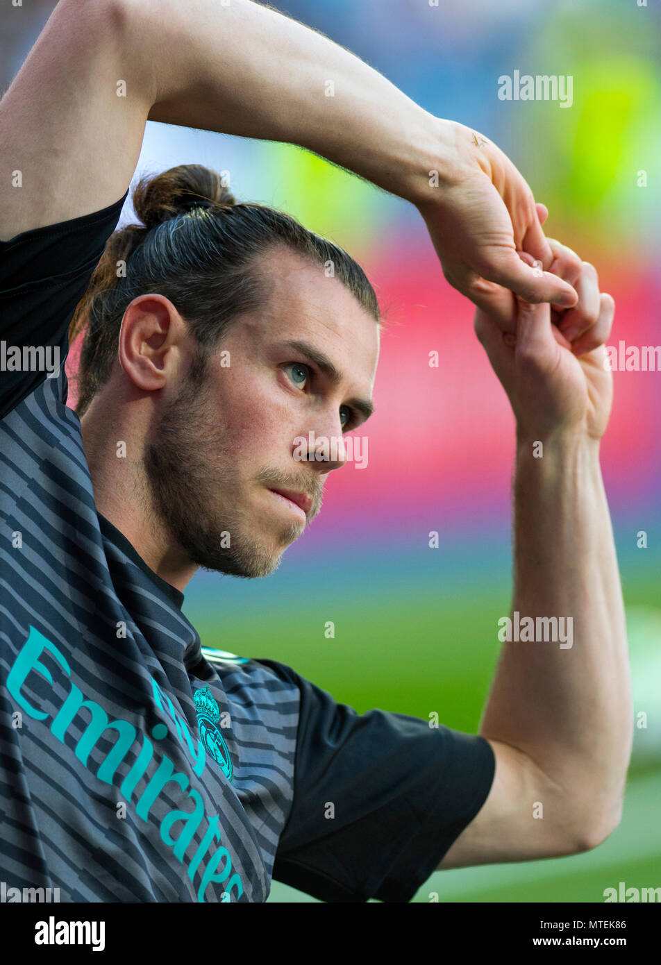 Gareth Bale - Stade Santiago Bernabeu, Madrid - Photo : J.M.Colomo Banque D'Images