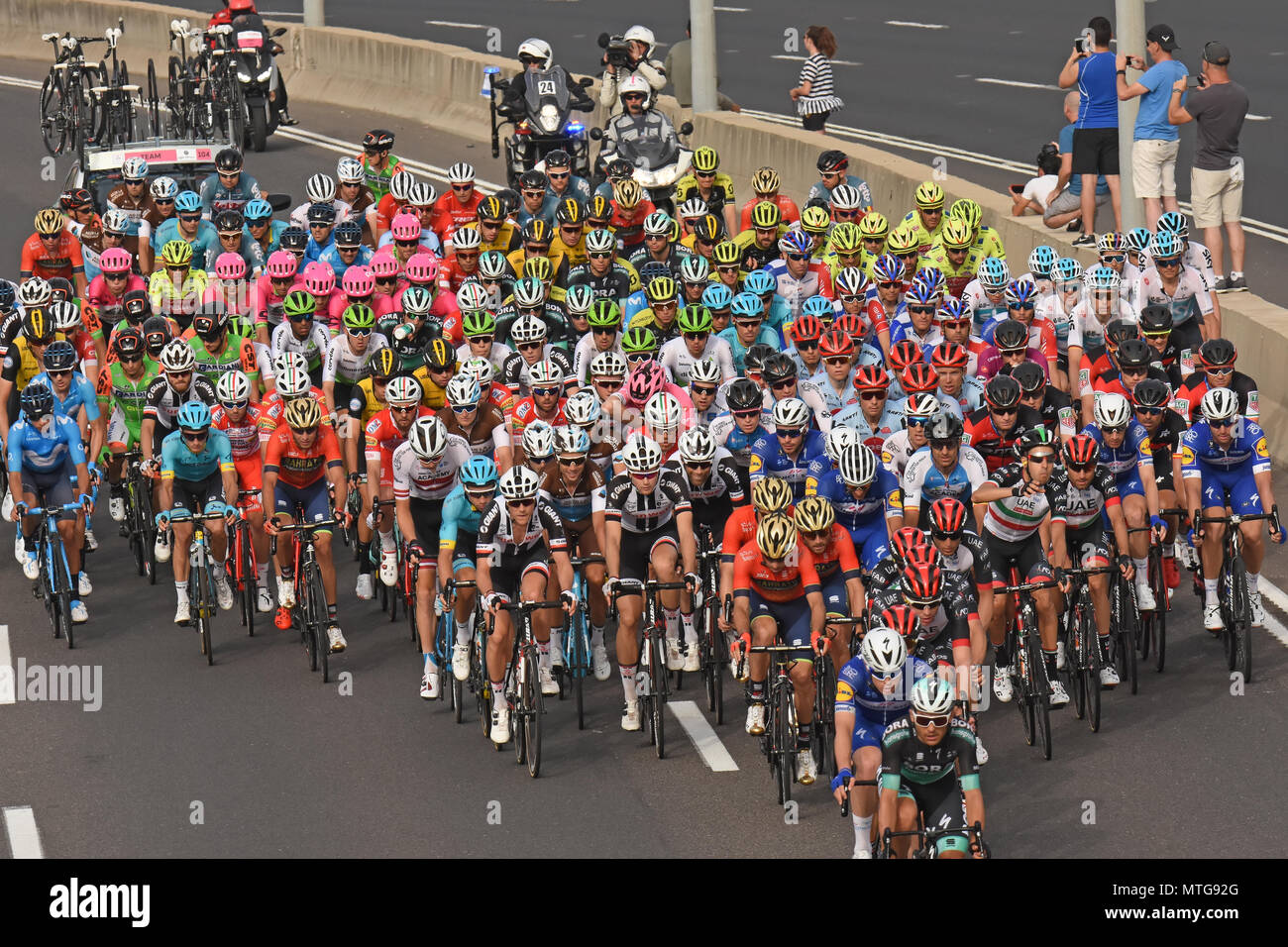 Course cycliste Giro dItalia Banque D'Images