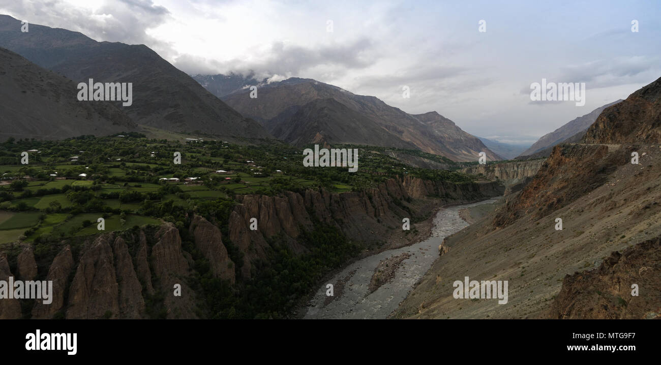 L'aka de Kunar, Chitral ou Kama river province de Khyber Pakhtunkhwa, au Pakistan Banque D'Images