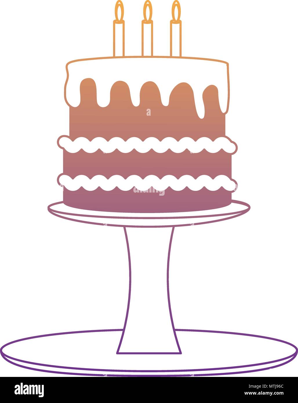 Gateau D Anniversaire On Cake Stand Sur Fond Blanc Vector Illustration Image Vectorielle Stock Alamy Gateau D Anniversaire On Cake Stand Sur Fond Blanc Vector Illustration Image Vectorielle Stock Alamy
