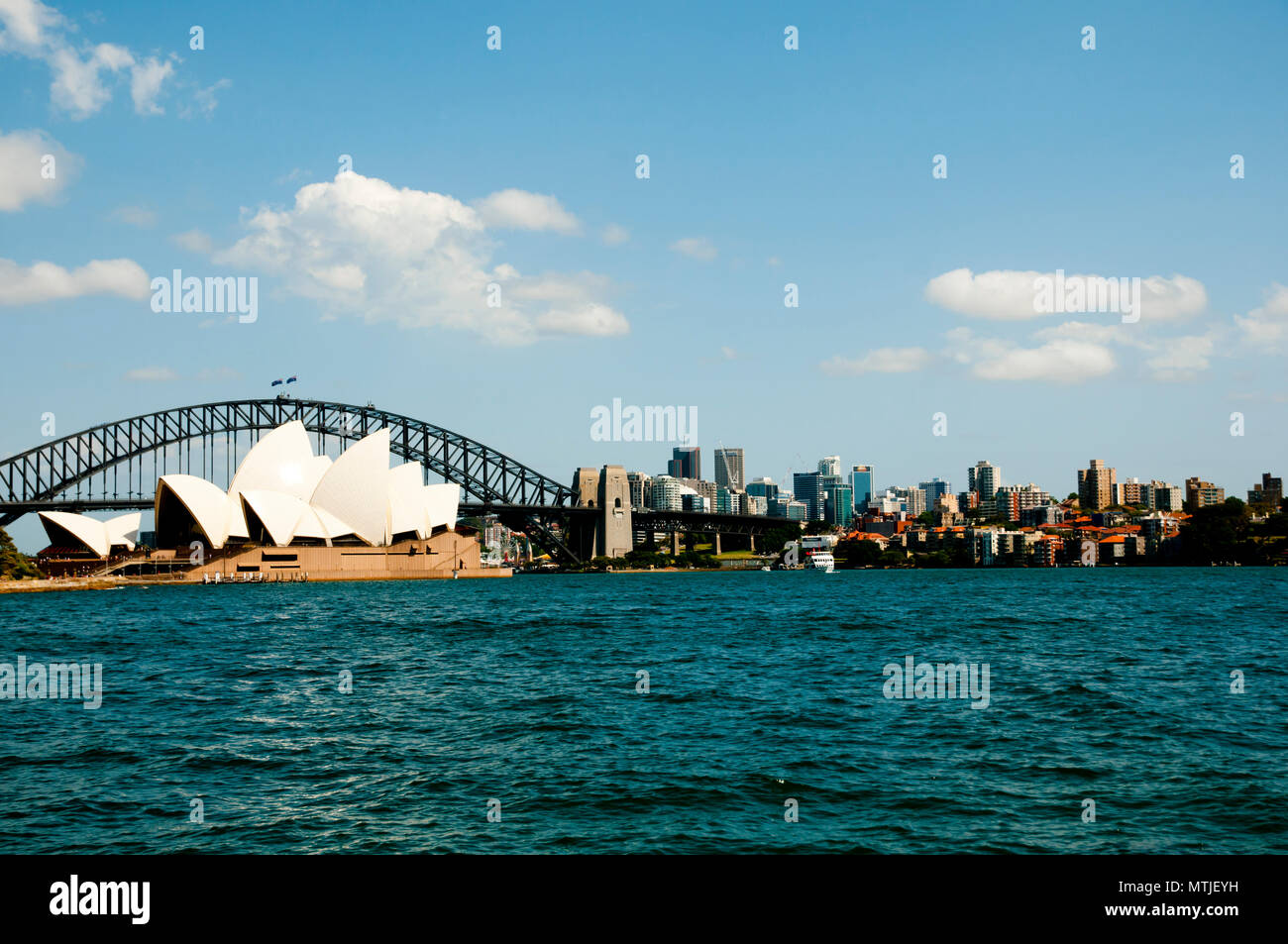 SYDNEY, AUSTRALIE - 12 décembre 2016 : vue sur le port de Sydney iconique de Farm Cove Banque D'Images