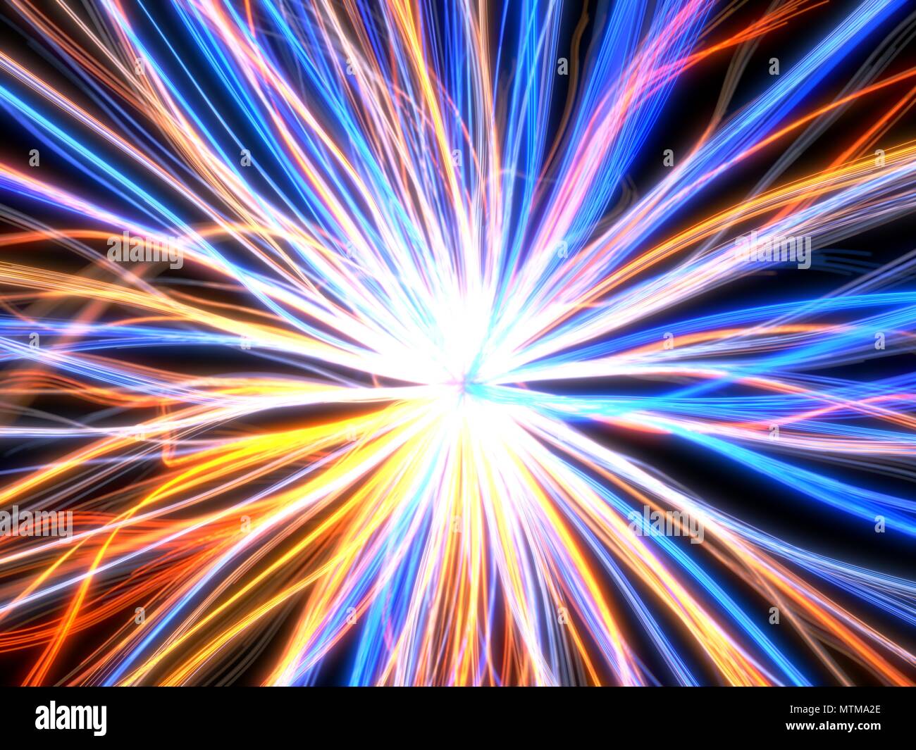 Cable Fibre Optique Abstract Design Style 3d Illustration Photo Stock Alamy