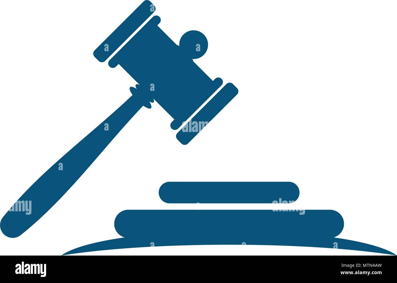 La loi de la justice modèle Logo vector design illsutration Illustration de Vecteur