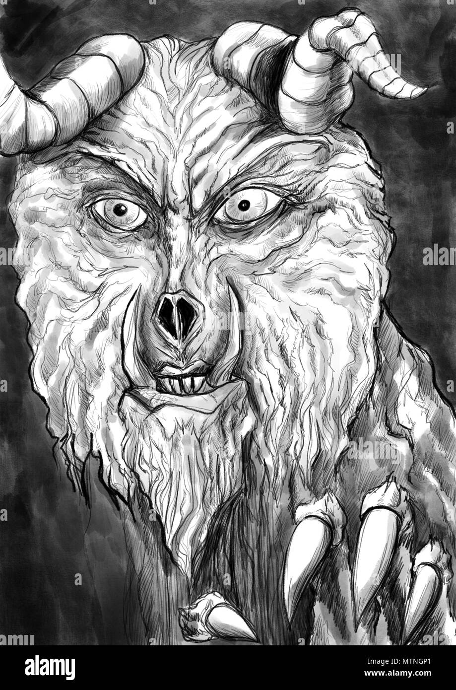 Illustration D Un Monstre Photo Stock Alamy Illustration D Un Monstre Photo Stock Alamy