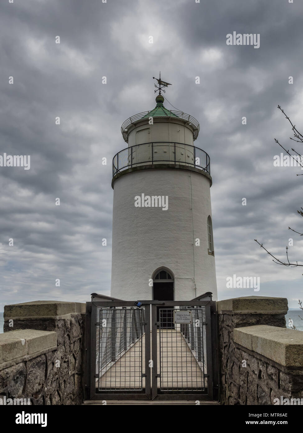 Taksensand phare sur l'île de la SLA dans le sud du Danemark Banque D'Images