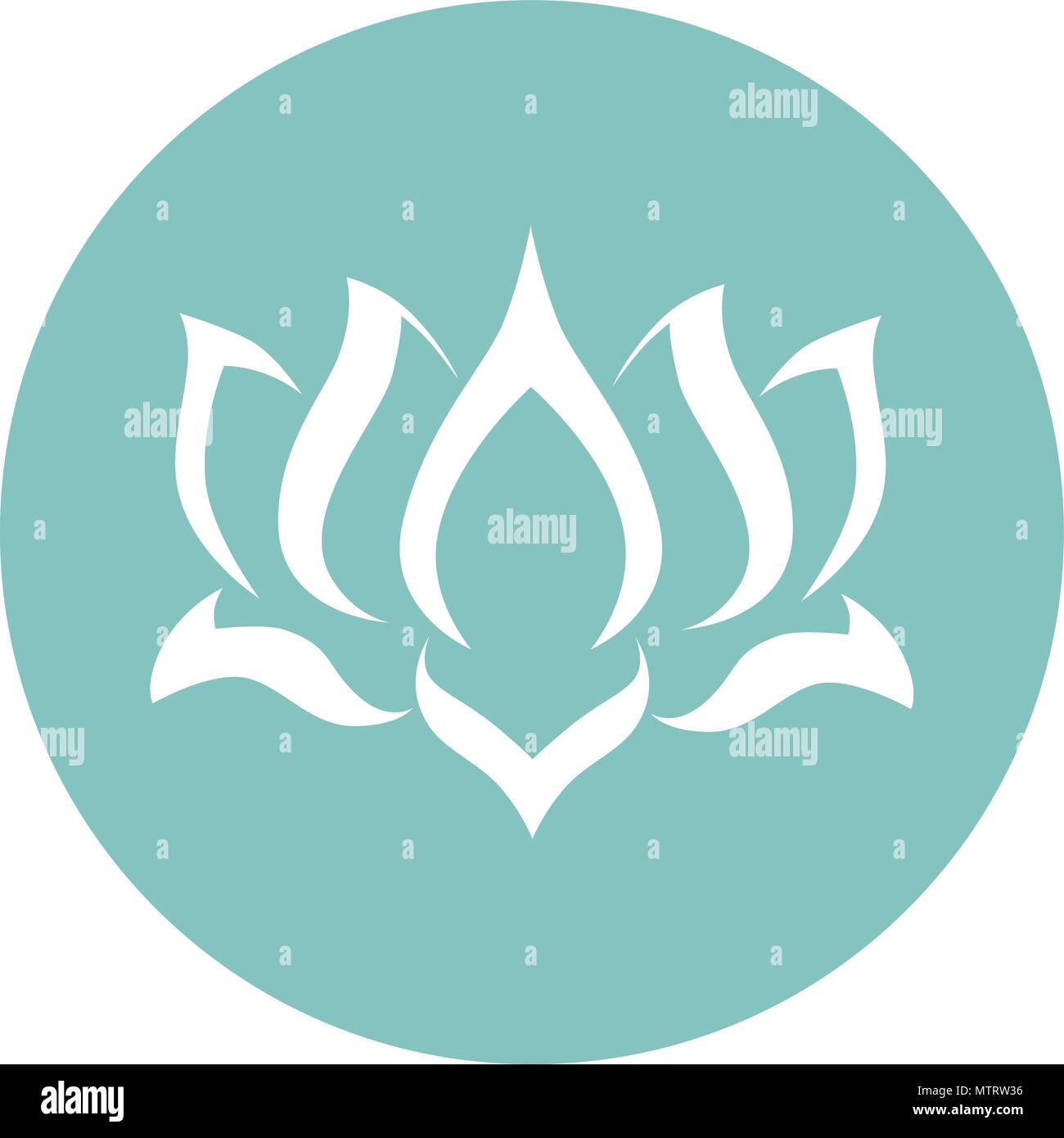 fleur de Lotus Illustration de Vecteur