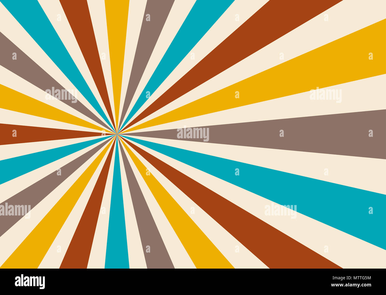 La Solarisation Ou Starburst Motif Avec Une Palette De Couleur