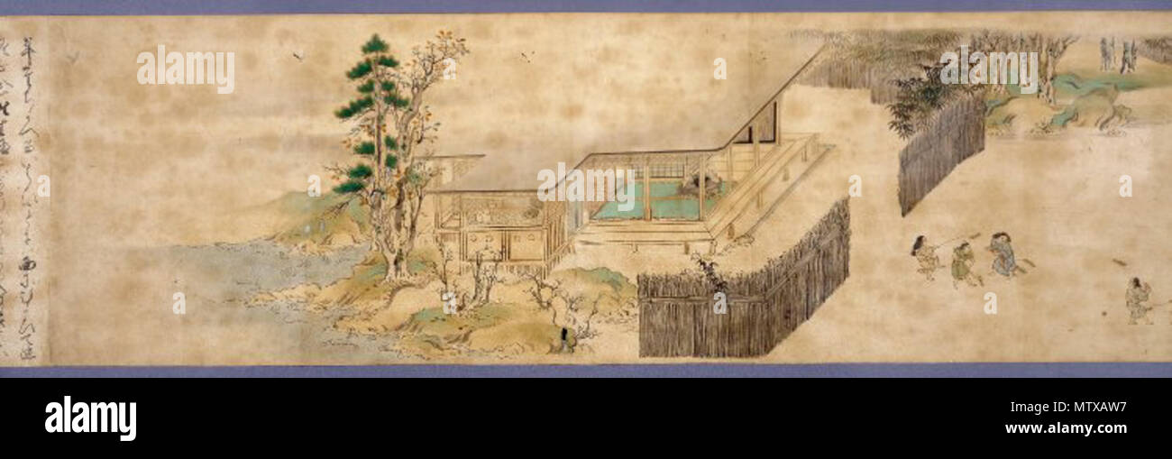 . Anglais : Saigyo Monogatari Emaki - British Museum faire défiler. La période Edo. 536 Inconnu Saigyo Monogatari Emaki - British Museum 1 Banque D'Images