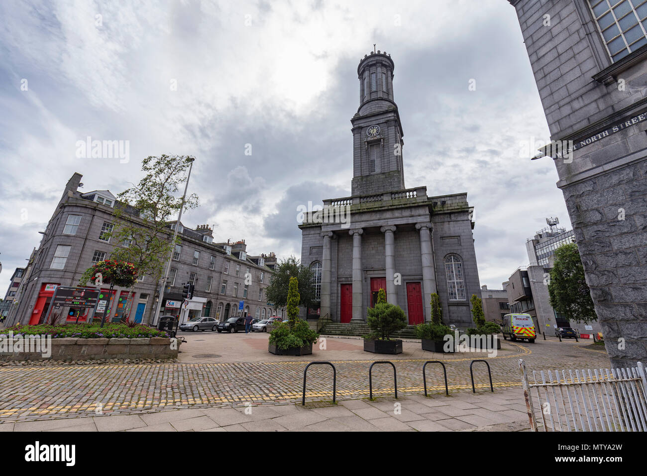 ABERDEEN, Royaume-Uni - 3 août : Vue de la Aberdeen Arts Centre dans la ville de Aberdeen, Royaume-Uni le 3 août 2016. Banque D'Images