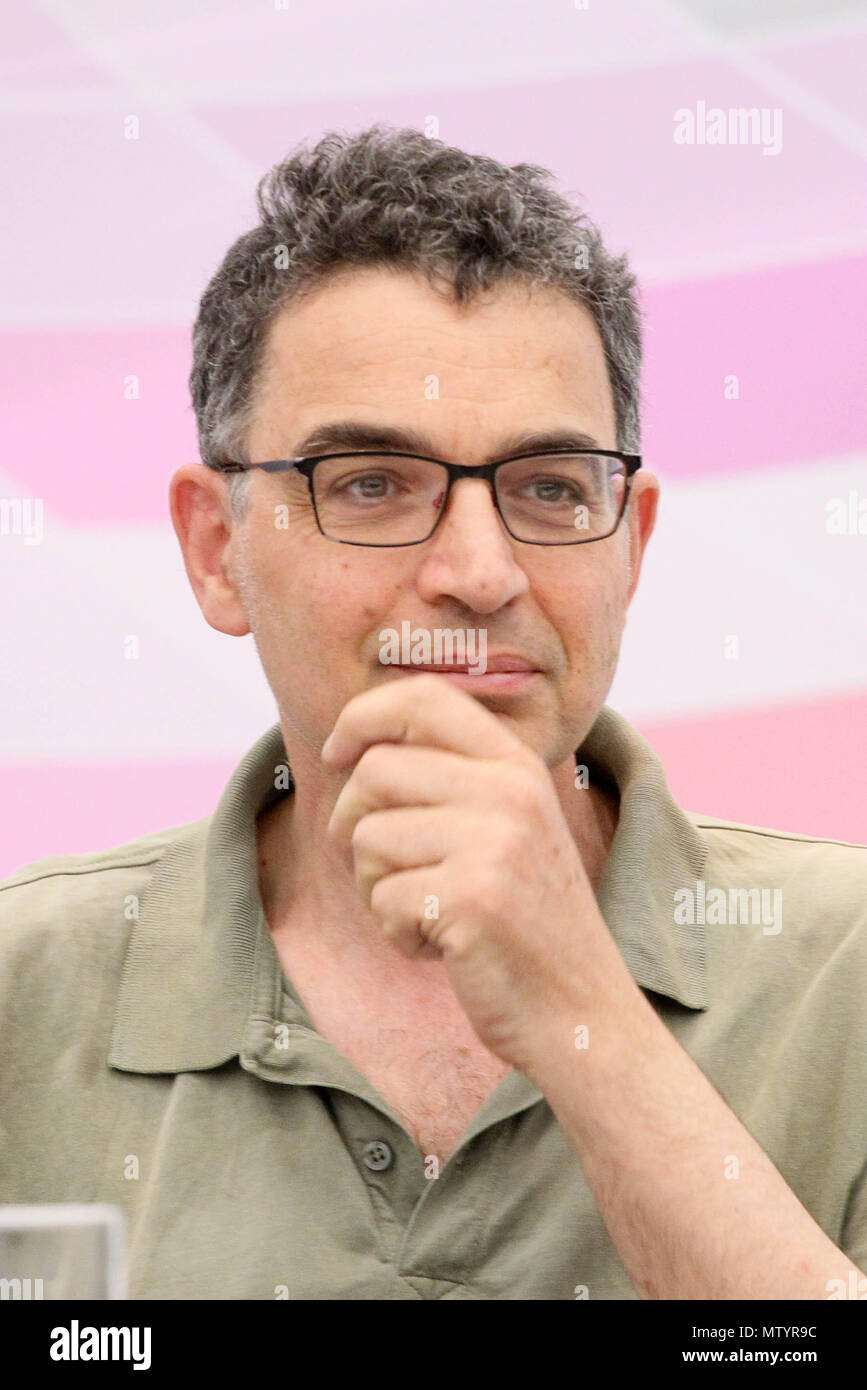 Athenes Grece 31 Mai 2018 Directeur De La Publication Au Journal Le Monde Diplomatique Serge Halimi