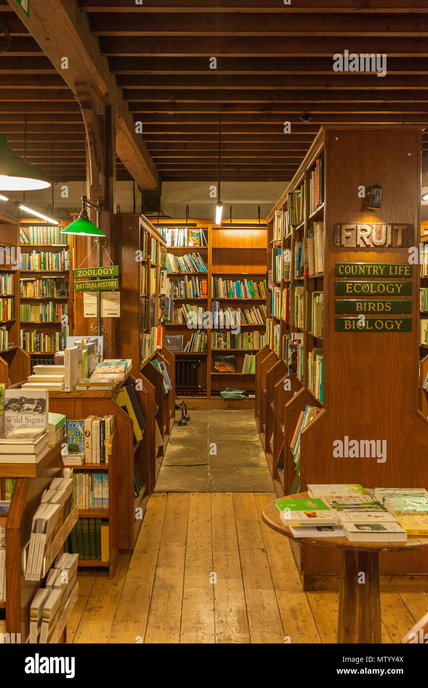 Cinéma Richard Booth's bookshop dans Lion Street Hay-on-Wye Banque D'Images