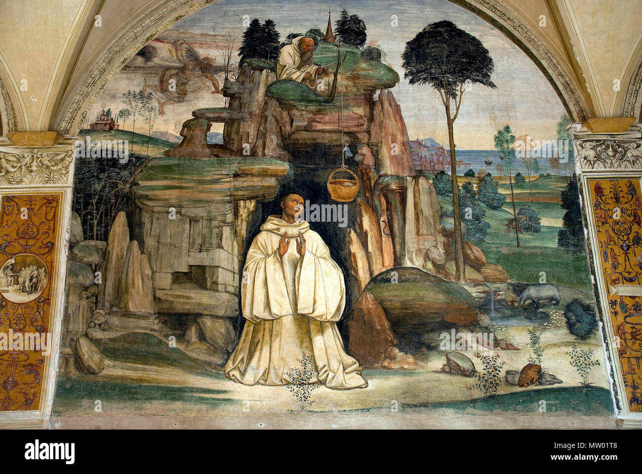 . Italiano : vedi titolo . Le Sodoma - XV siècle artiste 139 dimonio s lo rompe la campanella Banque D'Images