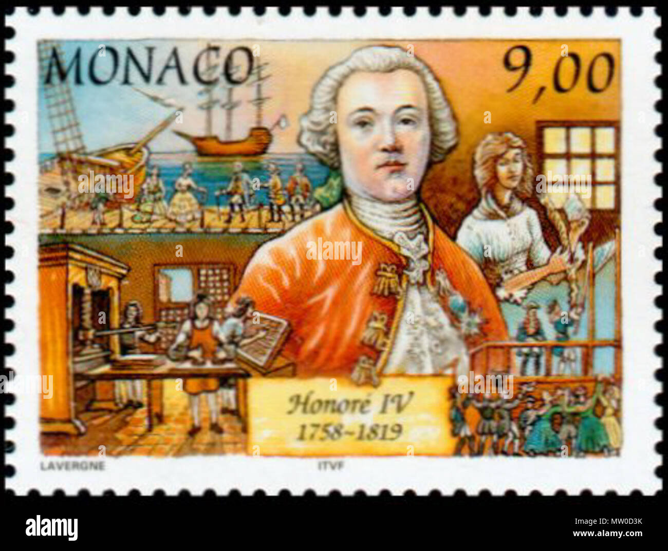 Collection 283 Honoré IV Banque D'Images