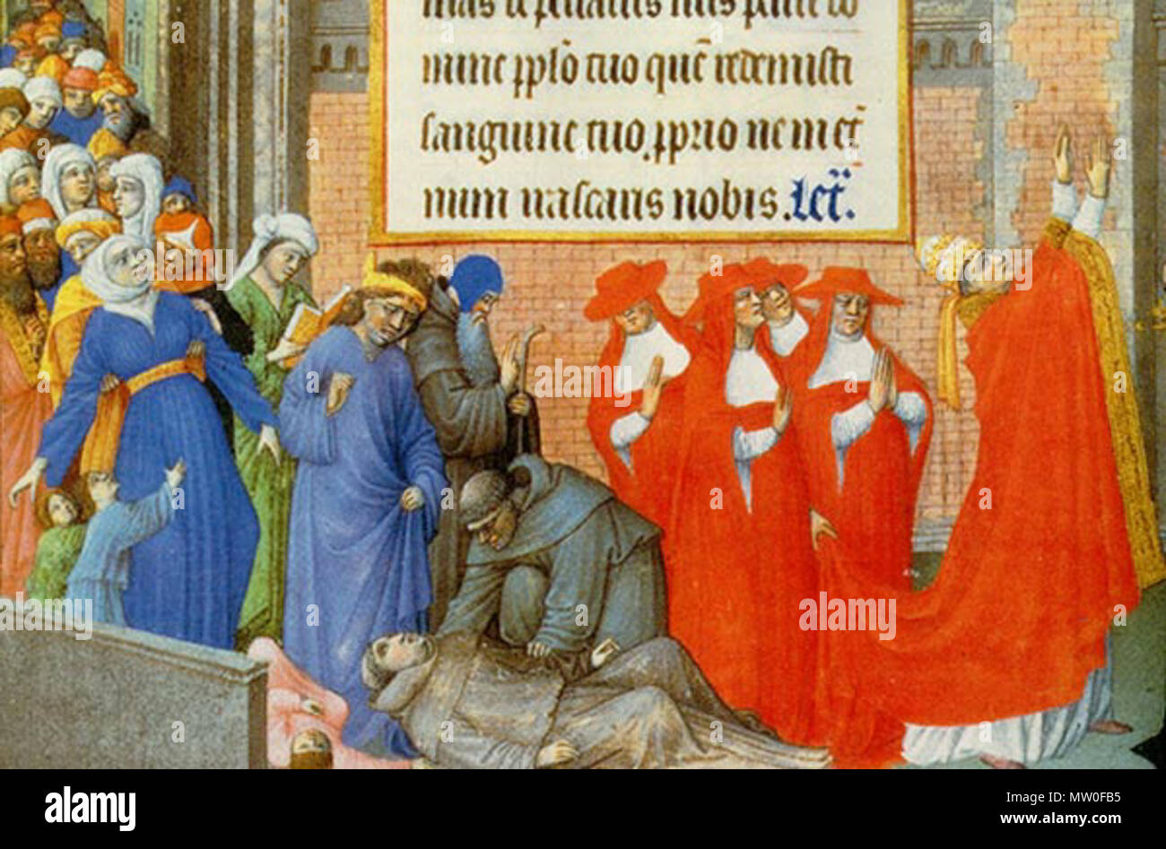 . Début du 15ème siècle 486 Peste01 Banque D'Images