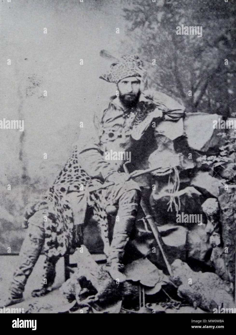 694 გ. - შერვაშიძე ტარიელის პროტოტიპი Banque D'Images