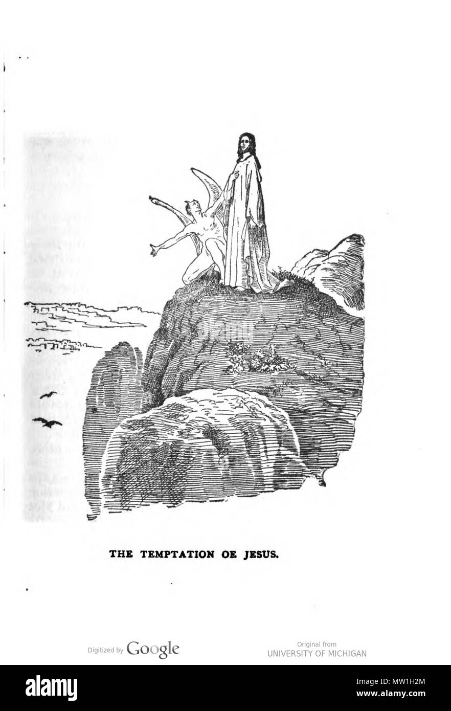 . Anglais : La Tentation de Jésus. 1910. 600 inconnu La Tentation de Jésus Banque D'Images