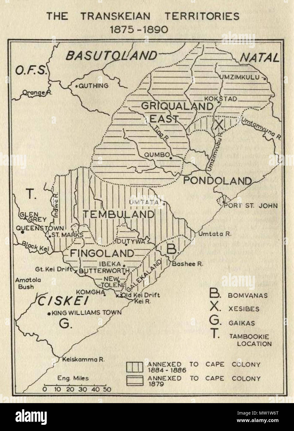 . Anglais : Transkei Cape frontier - 1875-1890 . 28 janvier 2013, 09:33:40. 613 anonyme - 1875-1890 frontière Cape Transkei Banque D'Images