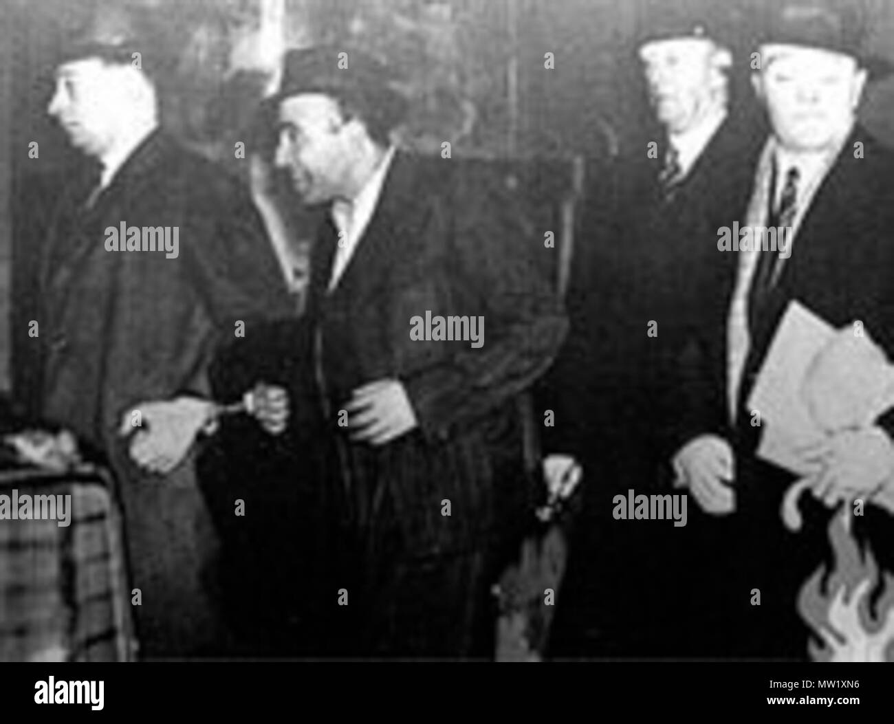 . Anglais : une photo illustrant Udham Singh comme il est dirigé loin de Caxton Hall après l'assassinat de Michael O' Dwyer. Avril 1940. Udham Singh inconnu 618 prises loin de l'hôtel de Taxon Banque D'Images