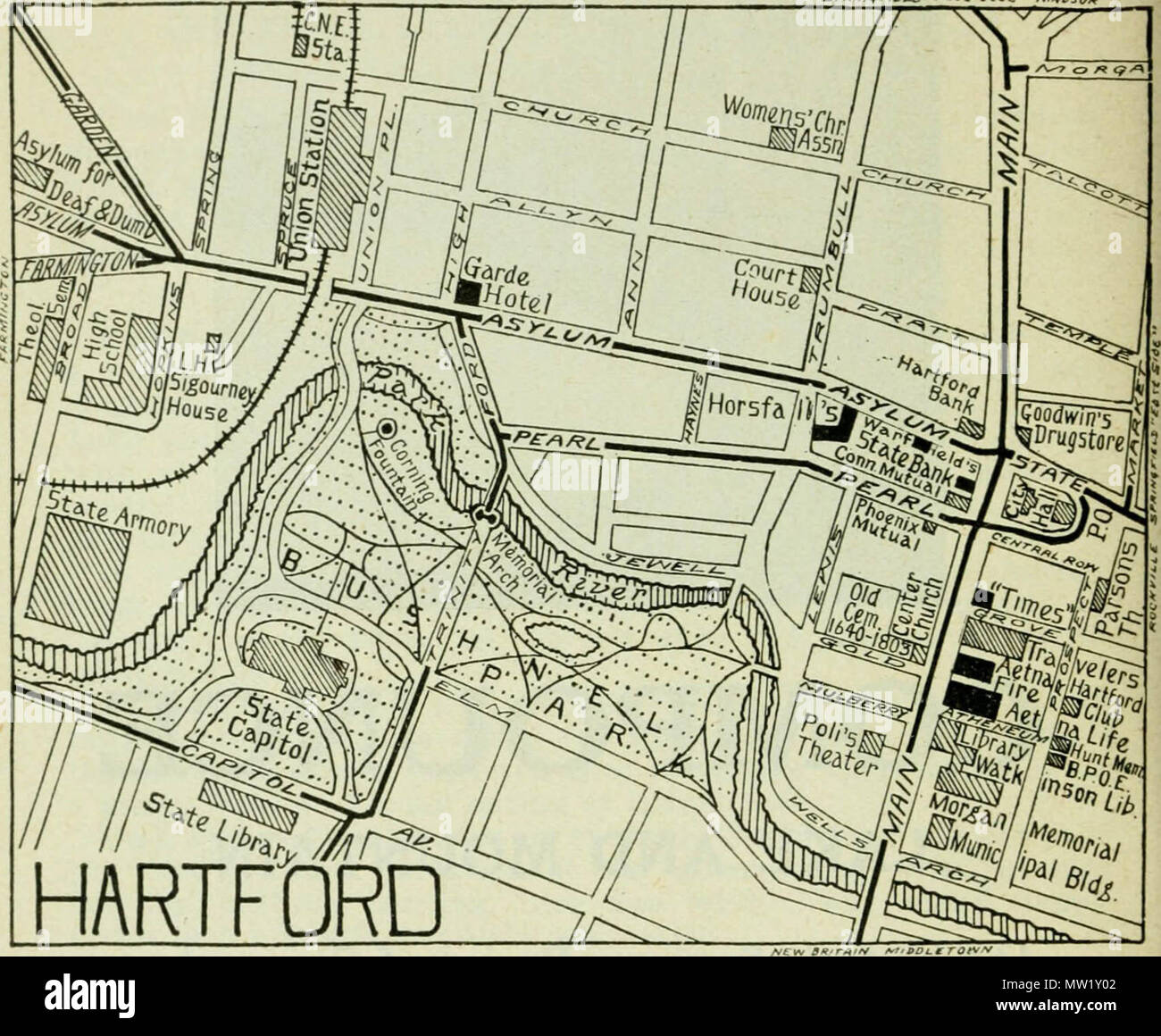 'Voyages en Nouvelle Angleterre ..' (1900) Banque D'Images