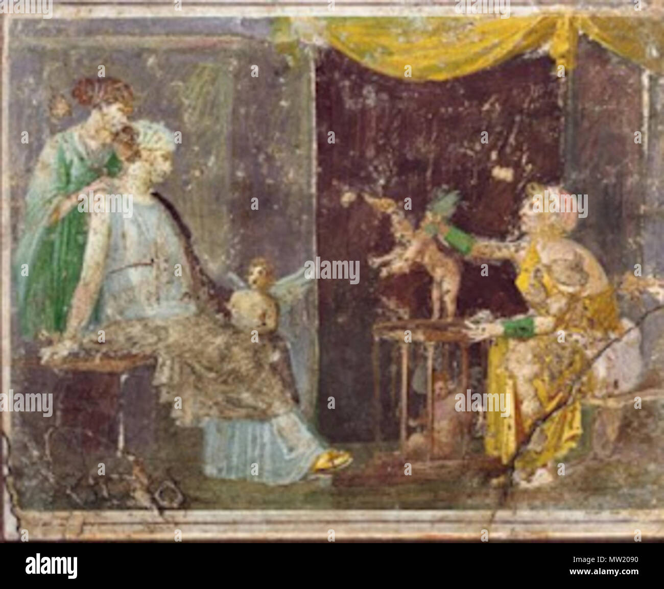 . Italiano : Venditrice di amorini . 1er siècle de notre ère. anonymous 628 Venditrice di amorini Banque D'Images