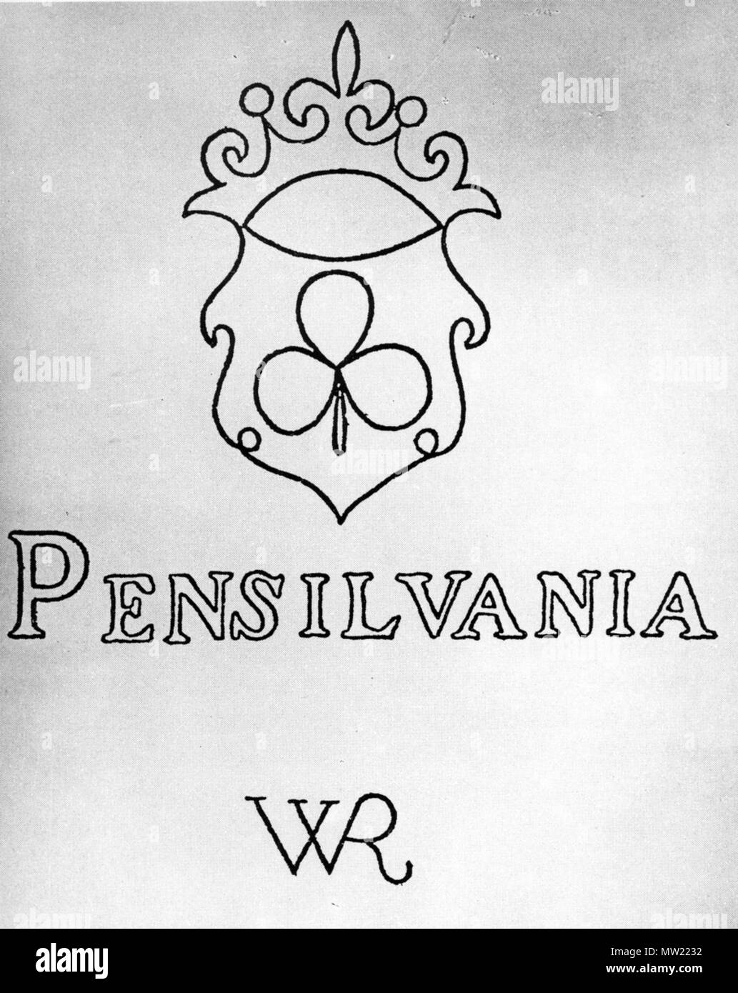 . Deutsch : Wasserzeichen Wilhelm von Rettinghaus . 18. Jh.  ?. 642 Inconnu Wasserzeichen Banque D'Images