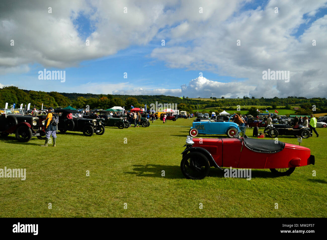 Kop Hill Climb 2017, classic motorsport event dans Princes Risborough, dans le Buckinghamshire. Chilterns. UK Banque D'Images