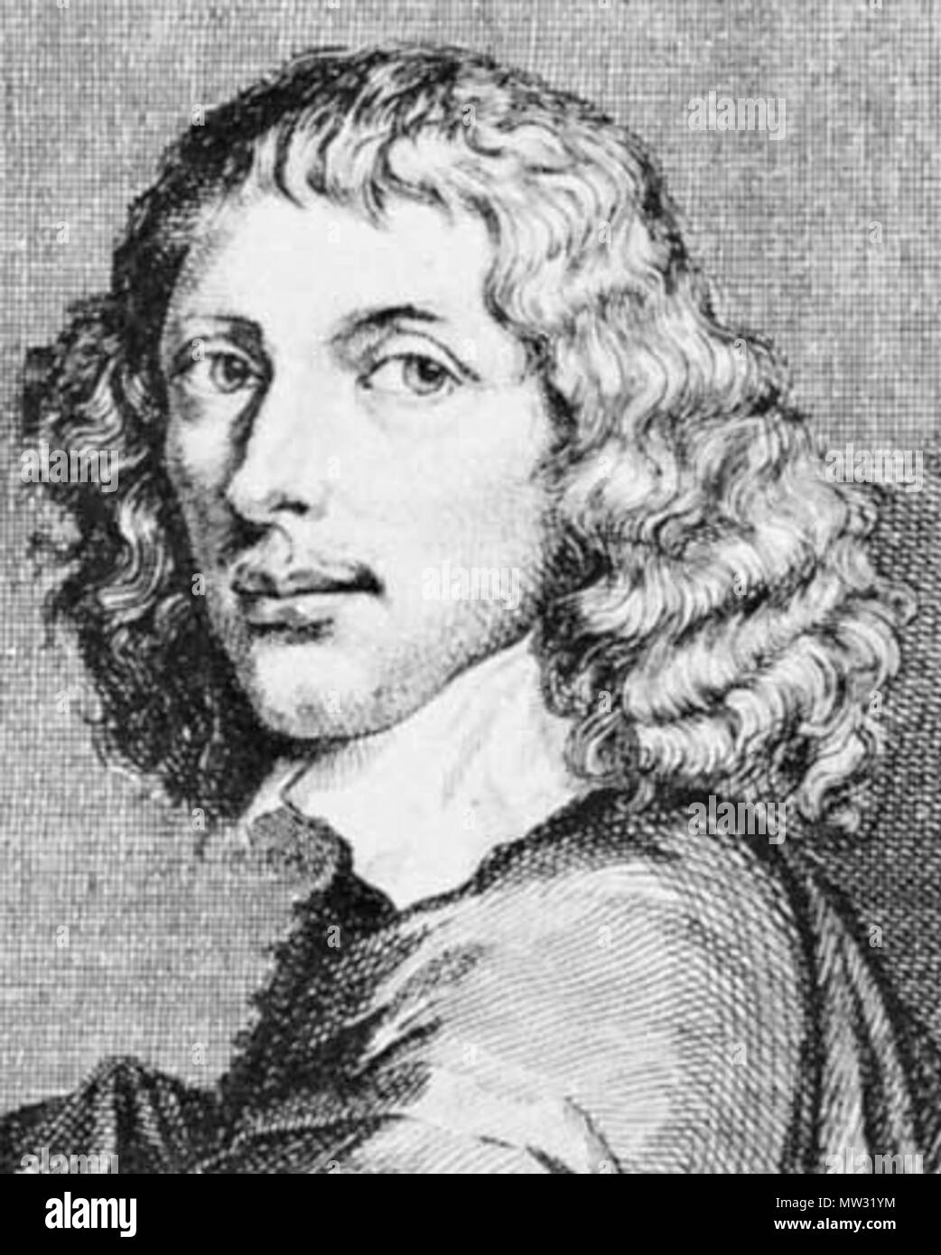 . Anglais : Edward Benlowes (1603-1676) . 17e siècle. Portrait contemporain 180 EdwardBenlowes Banque D'Images