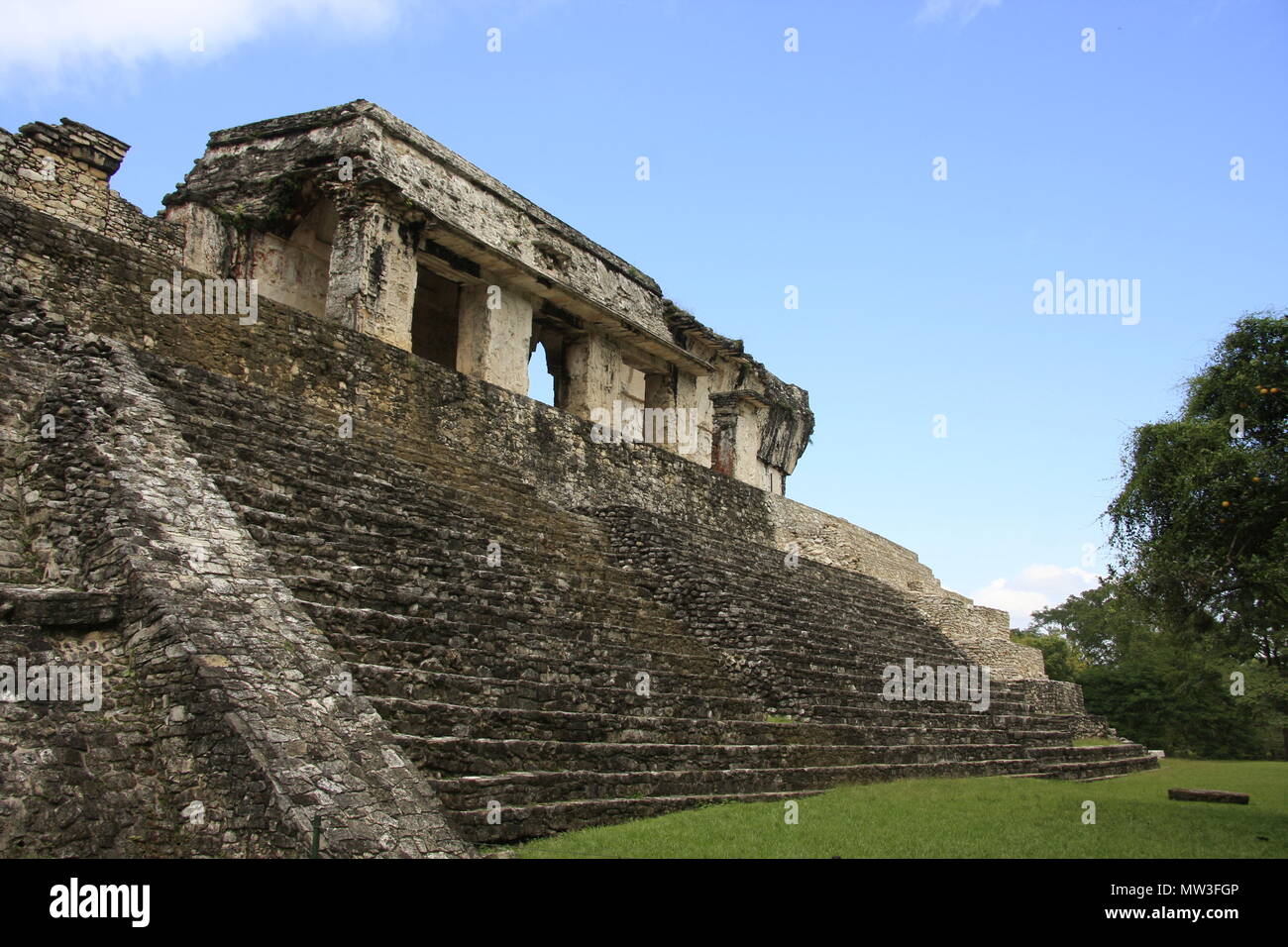 Palenque, Mexique, ruines archéologiques Banque D'Images